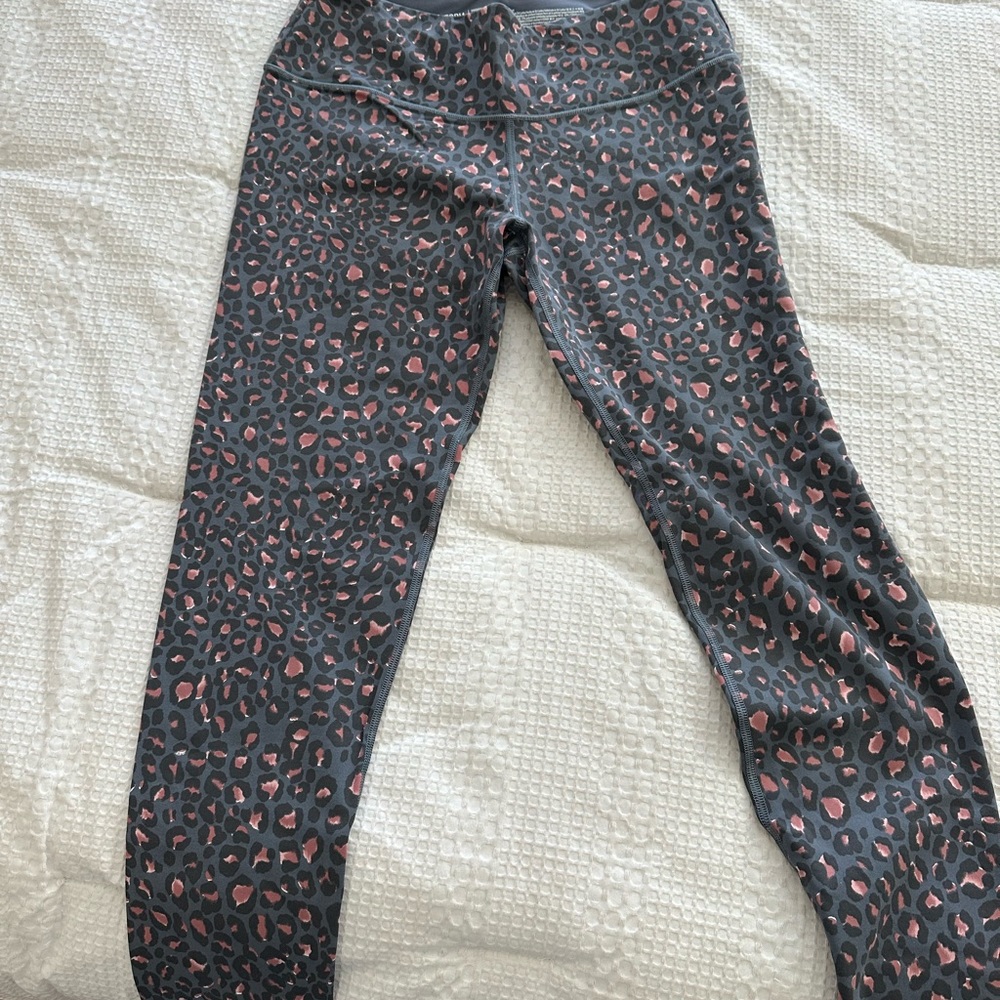 Pink and Grey ankle length Victoria Secret Leggings